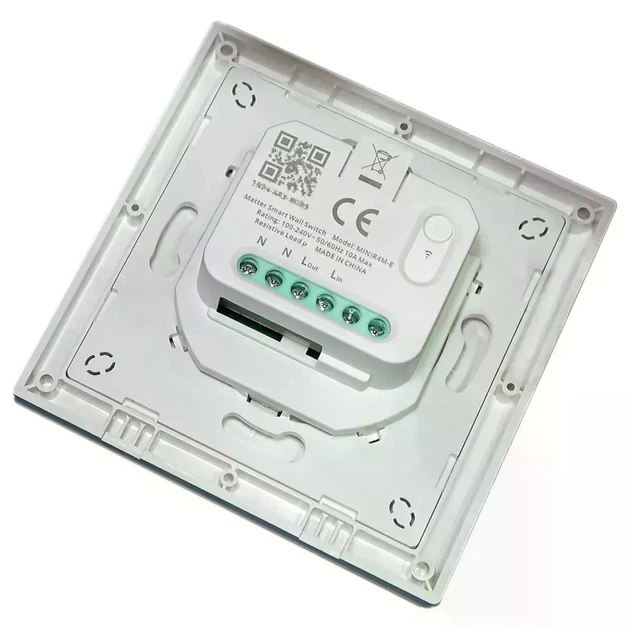Вимикач розумний SONOFF Orb-MW1 WiFi Matter 1 канал сенсорний настінний - Фото 3 Вимикач розумний SONOFF Orb-MW1 WiFi Matter 1 канал сенсорний настінний - зображення 3