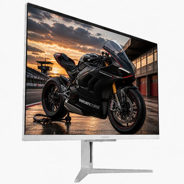 Моноблок 27" Medion (Lenovo Group) Akoya E27401 | Intel Core i5-1035G1 | IPS (1920x1080) FullHD | RAM 16 ГБ | SSD 256 ГБ | Intel UHD Graphics | Wi-Fi 5 | Bluetooth 5.0 | Тонкий корпус | Win11 (5175) - Уцінка - зображення 2
