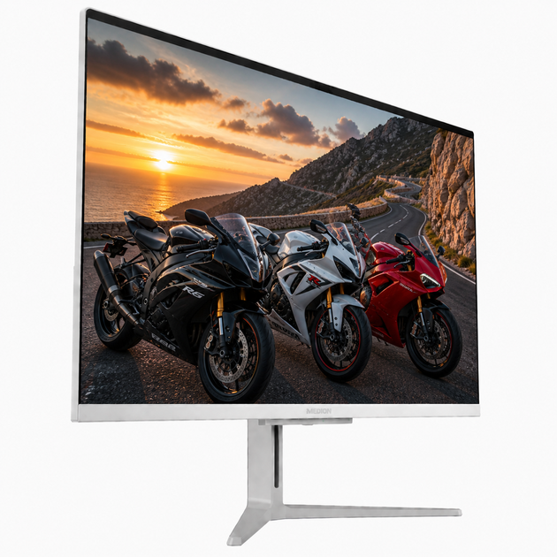 Моноблок 27" Medion (Lenovo Group) Akoya E27401 | Intel Core i5-1035G1 | IPS (1920x1080) FullHD | RAM 8 ГБ | SSD 512 ГБ | Intel UHD Graphics | Wi-Fi 5 | Bluetooth 5.0 | Тонкий корпус | Win11 (5174) - Уценка - изображение 2