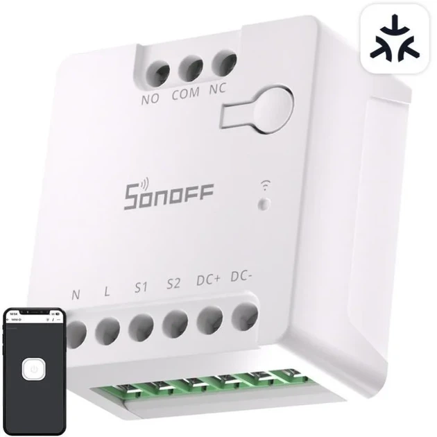 Przełącznik Sonoff Mini-D Matter Wi-Fi AC/DC 12-48V (6920075742923) - obraz 4