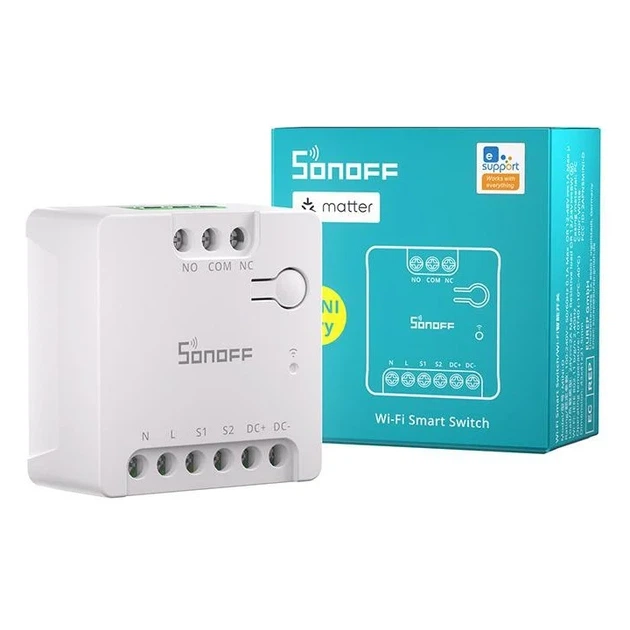 Przełącznik Sonoff Mini-D Matter Wi-Fi AC/DC 12-48V (6920075742923) - obraz 5