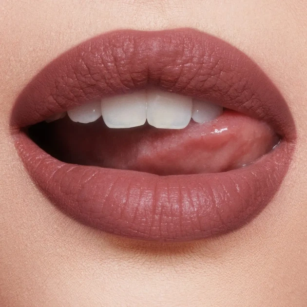 Матова рідка помада для губ Charlotte Tilbury Airbrush Flawless Lip Blur Відтінок Pillow Talk Medium Blur - Фото 2 Матова рідка помада для губ Charlotte Tilbury Airbrush Flawless Lip Blur Відтінок Pillow Talk Medium Blur - зображення 2