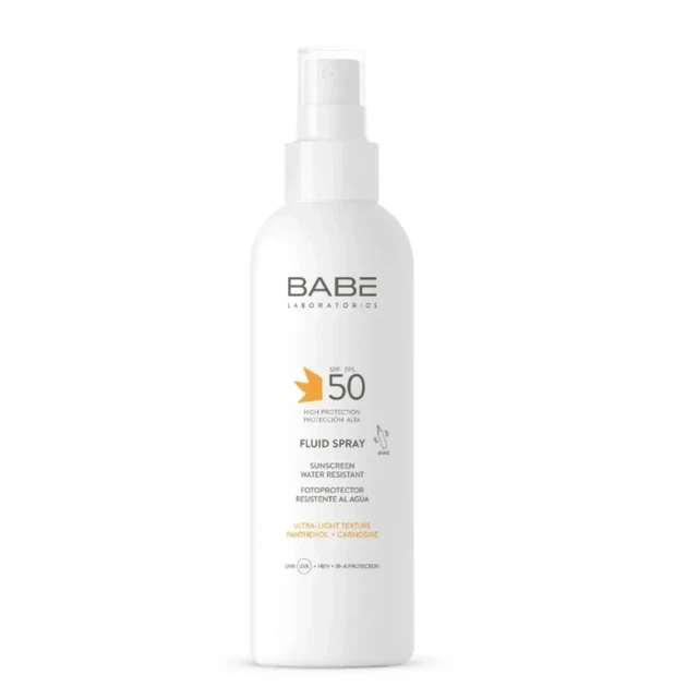 BABE Laboratorios Сонцезахисний водостійкий флюїд‑спрей для тіла SPF 50, 200 мл — Бабе Лабораторіос - Фото 1 BABE Laboratorios Сонцезахисний водостійкий флюїд‑спрей для тіла SPF 50, 200 мл — Бабе Лабораторіос - изображение 1