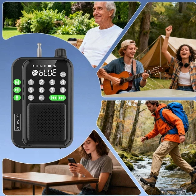 Радіоприймач Zenwire Y1 Black (5904507521943) - зображення 10