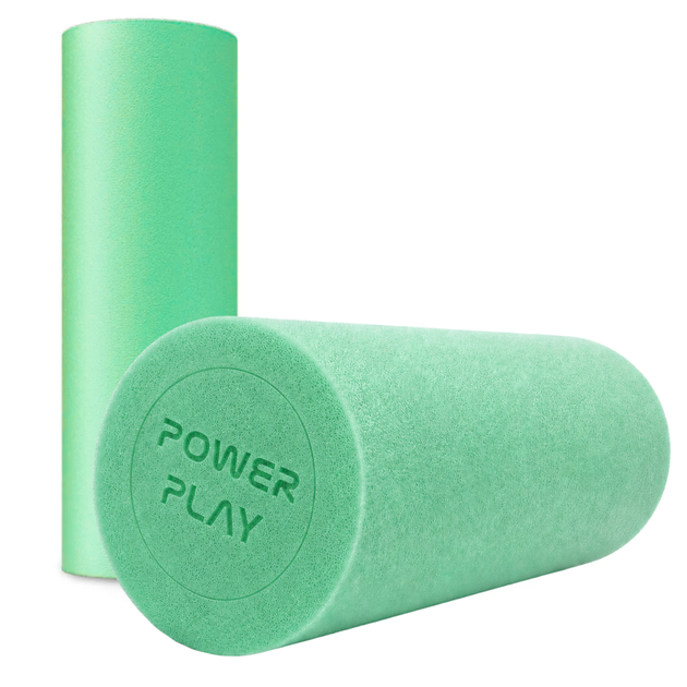 Масажний ролик (роллер) гладкий PowerPlay 4021 Fitness Roller Зелений (30x15см.) - Фото 1 Масажний ролик (роллер) гладкий PowerPlay 4021 Fitness Roller Зелений (30x15см.) - изображение 1