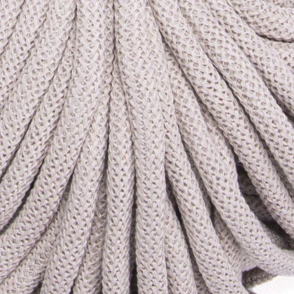 Шнур товстий Macrame Braided XL 10мм 1000г бежевий (№753) - изображение 2