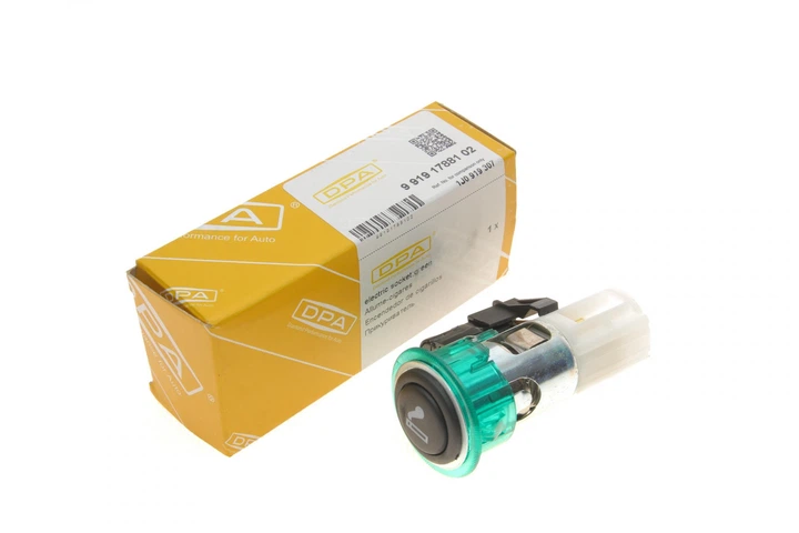 Прикурювач VW Caddy II / III / IV / LT / T3 / T4 / T5 / T6 95-20 (зелений) DPA 99191788102 - зображення 2