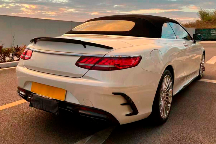 Спойлер V2 (Кабриолет, Карбон) для Mercedes S-class C217 Coupe 2014-2020 гг - Фото 10 Спойлер V2 (Кабриолет, Карбон) для Mercedes S-class C217 Coupe 2014-2020 гг - изображение 10