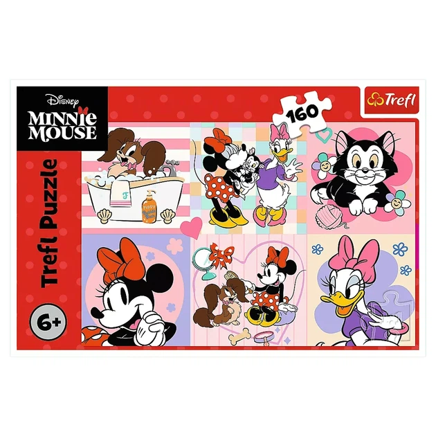 Пазли Trefl Disney Барвистий день Мінні 160 ел (54269) - Фото 3 Пазли Trefl Disney Барвистий день Мінні 160 ел (54269) - изображение 3