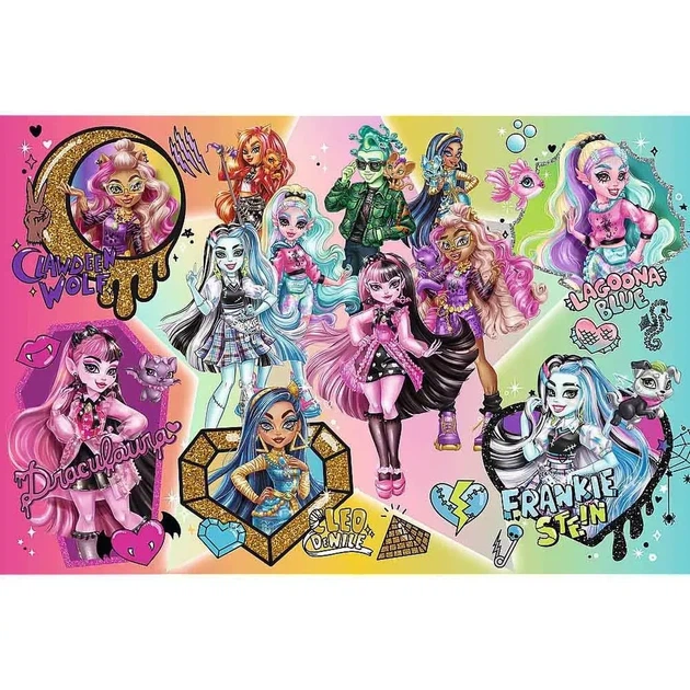 Пазли Trefl Monster High Зомбі на вершині! 300 ел (23027) - Фото 2 Пазли Trefl Monster High Зомбі на вершині! 300 ел (23027) - изображение 2