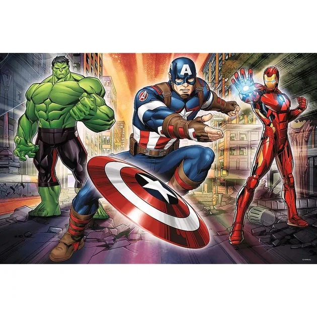 Пазли Trefl Marvel Maxi У світі месників 24 ел (14321) - Фото 2 Пазли Trefl Marvel Maxi У світі месників 24 ел (14321) - изображение 2