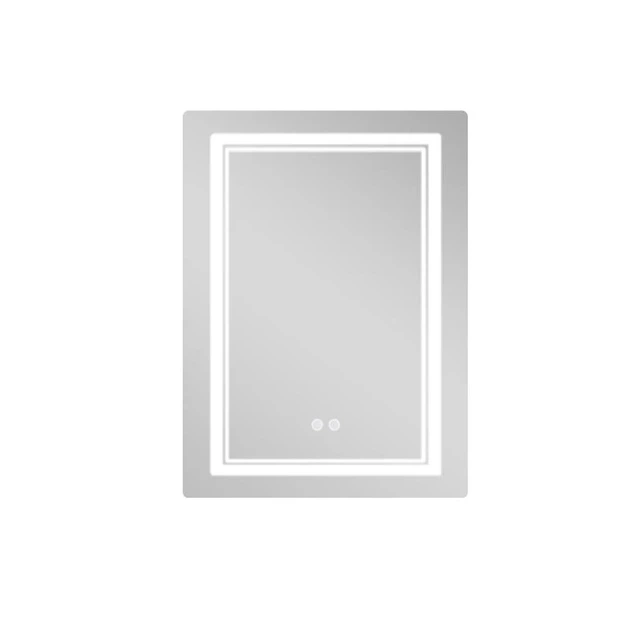 Зеркало Qtap Cardinal (CA2) 600х800 с LED-подсветкой Touch, с антизапотеванием, с диммером, рег. темп цвета (3000-6500K) - изображение 3