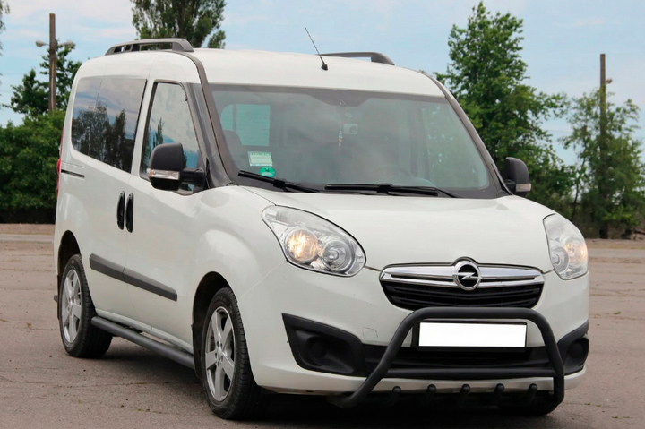 Кенгурятник Black (нерж.) для Opel Combo 2012-2018 гг - изображение 2
