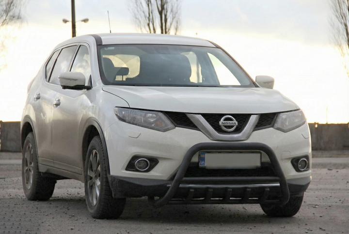 Кенгурятник WT003 Black (нерж) для Nissan X-trail T32/Rogue 2014-2021 рр - Фото 1 Кенгурятник WT003 Black (нерж) для Nissan X-trail T32/Rogue 2014-2021 рр - зображення 1