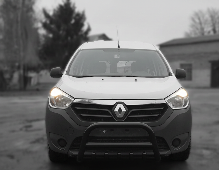 Кенгурятник WT003 Black (нерж) для Dacia Lodgy 2012-2022 рр - Фото 3 Кенгурятник WT003 Black (нерж) для Dacia Lodgy 2012-2022 рр - зображення 3
