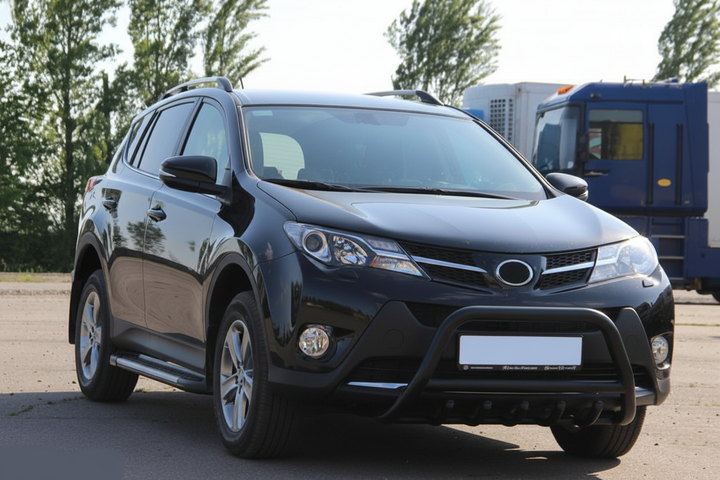 Кенгурятник WT003 Black (нерж) для Toyota Rav 4 2013-2018 рр - зображення 5