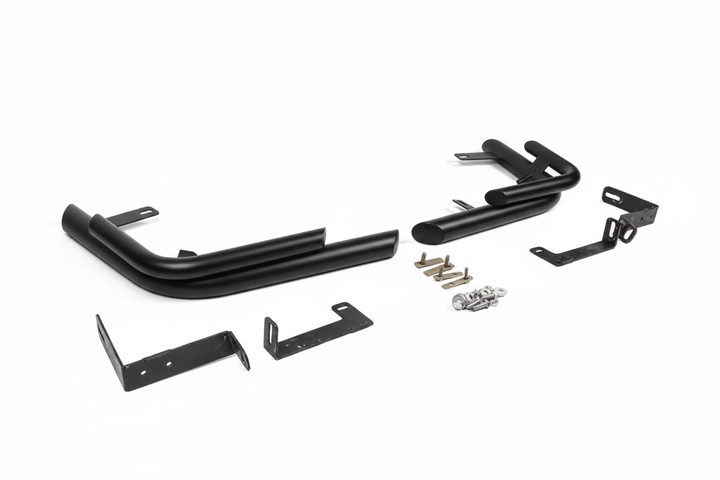 Задні кути AK003-Double Black (2 шт., нерж.) для Nissan X-trail T31 2007-2014 рр - зображення 5