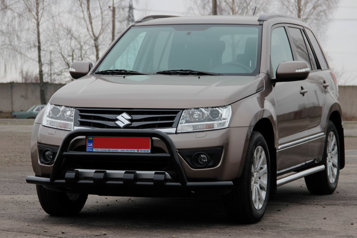 Кенгурятник ST-WT-15 Black (нерж.) для Suzuki Grand Vitara 2005-2017 рр - зображення 3