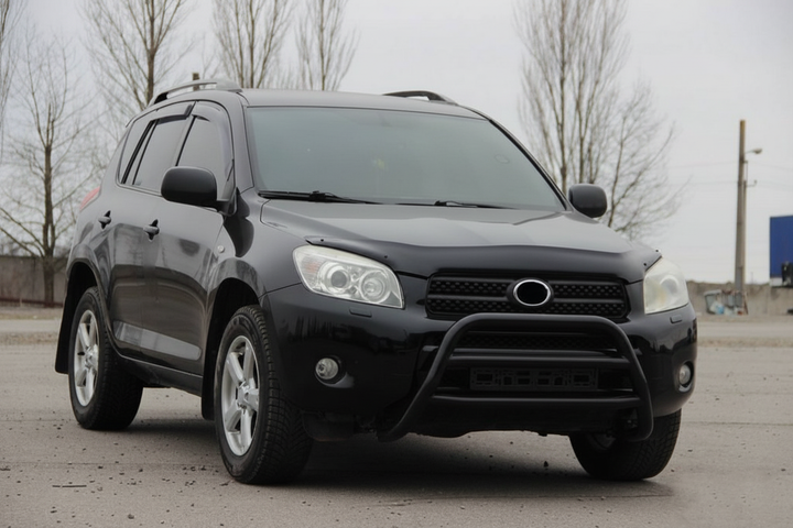 Кенгурятник WT022 Black (нерж) для Toyota Rav 4 2006-2013 рр - зображення 2
