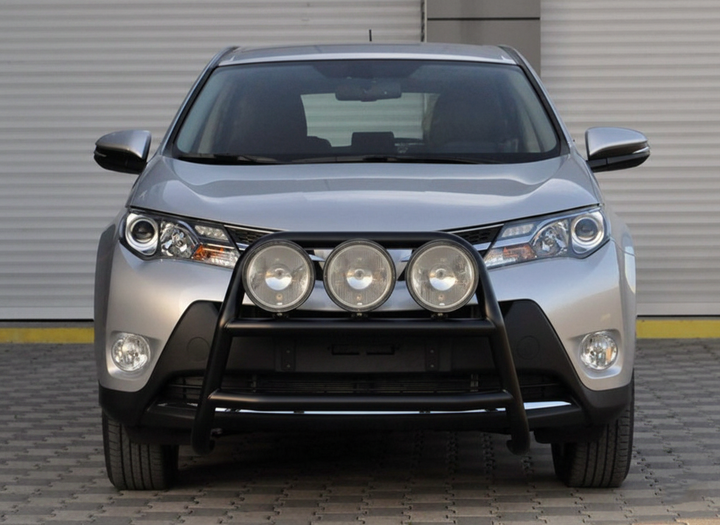 Кенгурятник WT018 Black (нерж) для Toyota Rav 4 2013-2018 рр - Фото 1 Кенгурятник WT018 Black (нерж) для Toyota Rav 4 2013-2018 рр - зображення 1