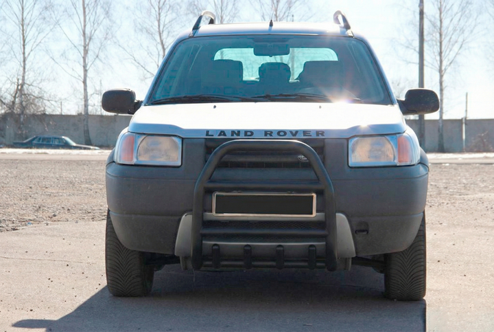 Кенгурятник QT007 Black (нерж.) для Land Rover Freelander I 1997-2006 рр - зображення 4