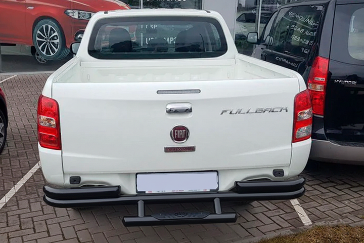 Задняя защита AK-Special Black (нержавейка) для Fiat Fullback 2016- гг - изображение 4