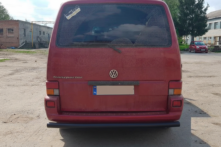 Задняя дуга AK002 Черная (нерж. сталь) для Volkswagen T4 Caravelle/Multivan 1990–2003 гг - изображение 4