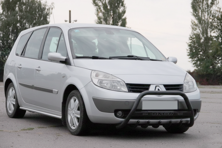 Кенгурятник WT004 Black (нерж.) для Renault Scenic/Grand 2003-2009 рр - зображення 3