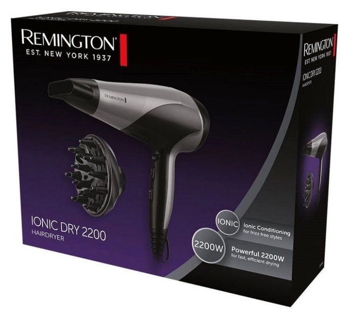 Фен Remington D3190S Ionic Dry (6884553) - Фото 6 Фен Remington D3190S Ionic Dry (6884553) - изображение 6