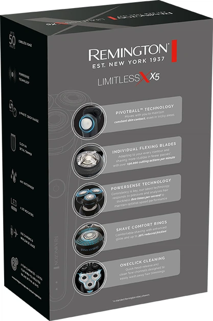 Електробритва Remington X5 Limitless X XR1755 Чорний (7054164) - изображение 4