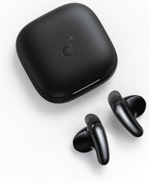 Навушники бездротові Anker SoundСore Liberty Buds (D1200G11) чорні - Фото 2 Навушники бездротові Anker SoundСore Liberty Buds (D1200G11) чорні - изображение 2