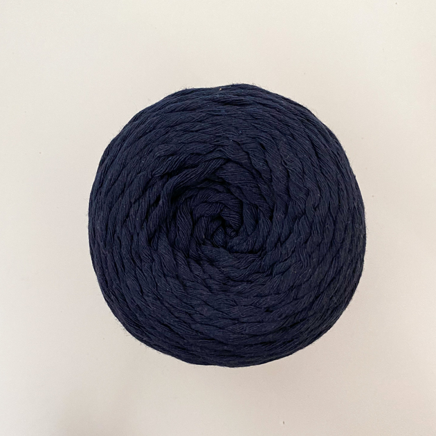 Шпагат для макраме YarnArt twisted 4мм 500г темно-синій (№784) - изображение 5