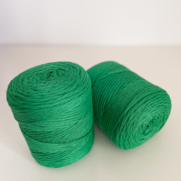 Шпагат для макраме YarnArt twisted 4мм 500г смаргдовий (№759) - изображение 2