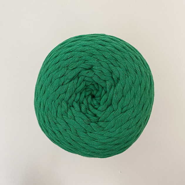 Шпагат для макраме YarnArt twisted 4мм 500г смаргдовий (№759) - изображение 5