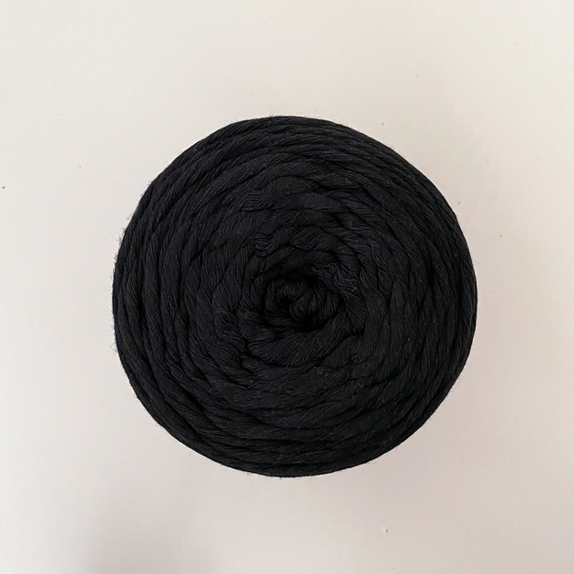 Шпагат для макраме YarnArt twisted 4мм 500г чорний (№750) - изображение 4
