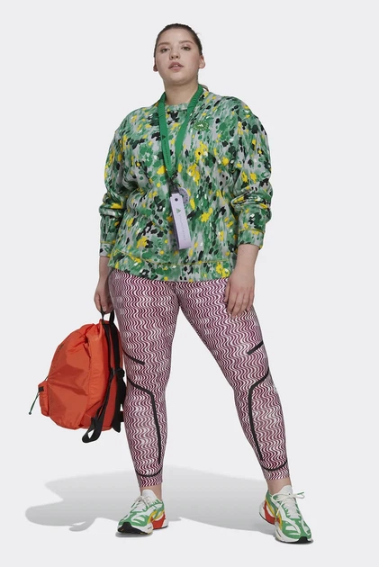 Жіночі лосини by Stella McCartney тренувальні для залу бордовий 2XL - Фото 4 Жіночі лосини by Stella McCartney тренувальні для залу бордовий 2XL - зображення 4