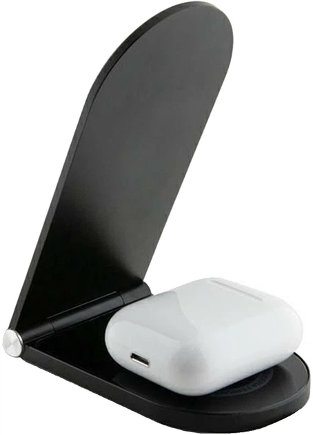 Складна бездротова зарядка Ferrari FECBFMALK 15W Printed Logo MagSafe Black (3666339170851) - зображення 2