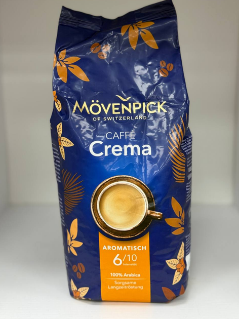 Кофе зерновой Movenpick Caffe Crema среднее обжаривание 1 кг арабика - изображение 2