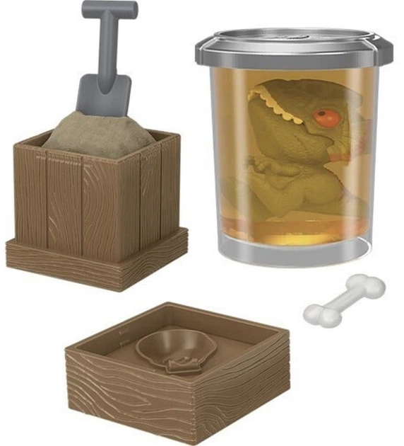 Figurka Niespodzianka Mattel Jurassic World Crushivores Dinozaur + Masa (HVB29)(194735201617) - obraz 3