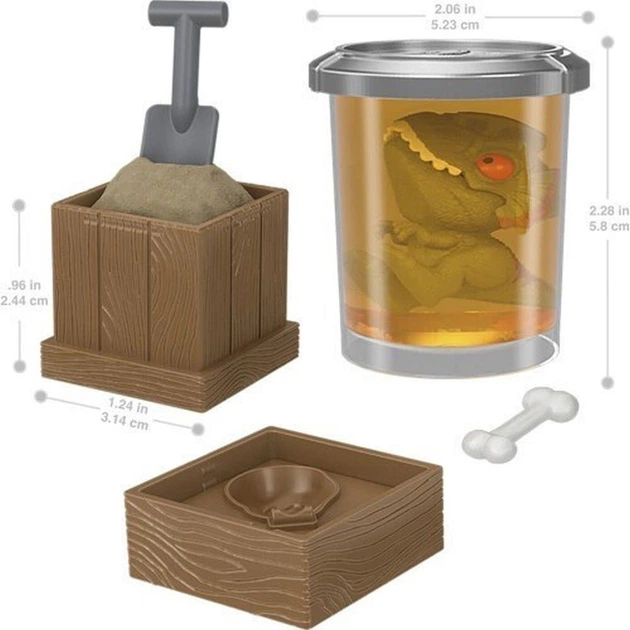 Figurka Niespodzianka Mattel Jurassic World Crushivores Dinozaur + Masa (HVB29)(194735201617) - obraz 4