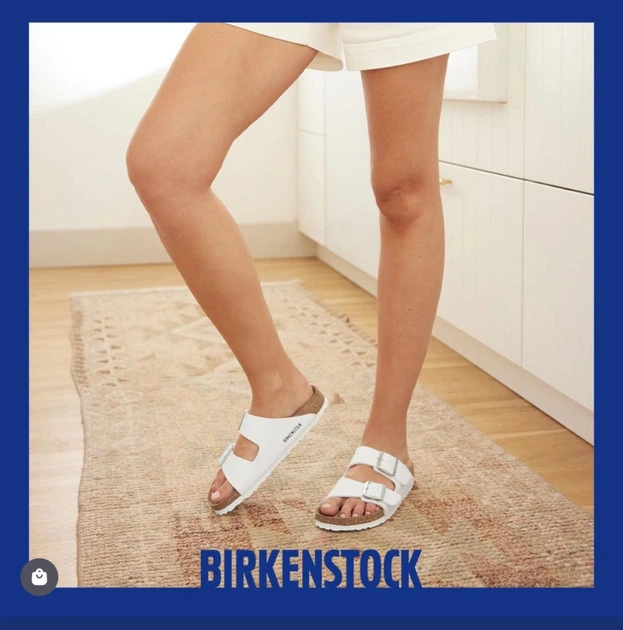 Женские шлепанцы BIRKENSTOCK ARIZONA 0552683 narrow 39 белые