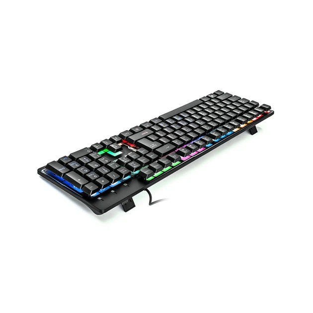 Клавіатура REAL-EL 7011 Comfort Backlit Black - зображення 6