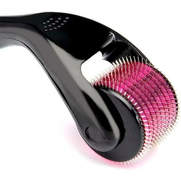 Мезороллер Derma Roller 540 титановых игл 0.25 мм для лица, волос и тела | Дермароллер массажный - изображение 7