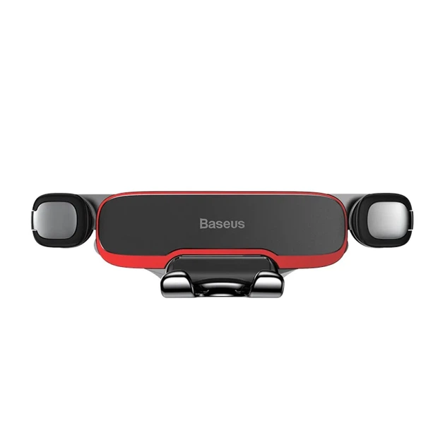 Автодержатель для телефона Baseus Lateral Gravity Car Mount Holder SUYL-HU01, гравитационный держатель в дефлектор авто, черный с красным - Фото 3 Автодержатель для телефона Baseus Lateral Gravity Car Mount Holder SUYL-HU01, гравитационный держатель в дефлектор авто, черный с красным - изображение 3