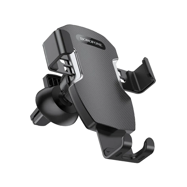 Автодержатель для телефона Borofone BH55 Gravity Sensor Windy Air Outlet, держатель в дефлектор (решетку), гравитационный, черный - изображение 3