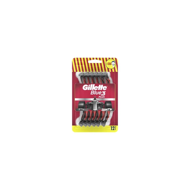 Бритва Gillette Blue3 Plus Nitro 12 шт. (8700216148146) - Фото 2 Бритва Gillette Blue3 Plus Nitro 12 шт. (8700216148146) - изображение 2