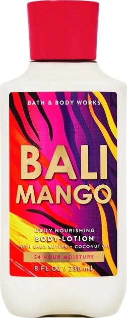 Питательный лосьон для тела Bath&Body Works Bali Mango Daily Nourishing Body Lotion 236 мл (667659377077) - Фото 1 Питательный лосьон для тела Bath&Body Works Bali Mango Daily Nourishing Body Lotion 236 мл (667659377077) - изображение 1