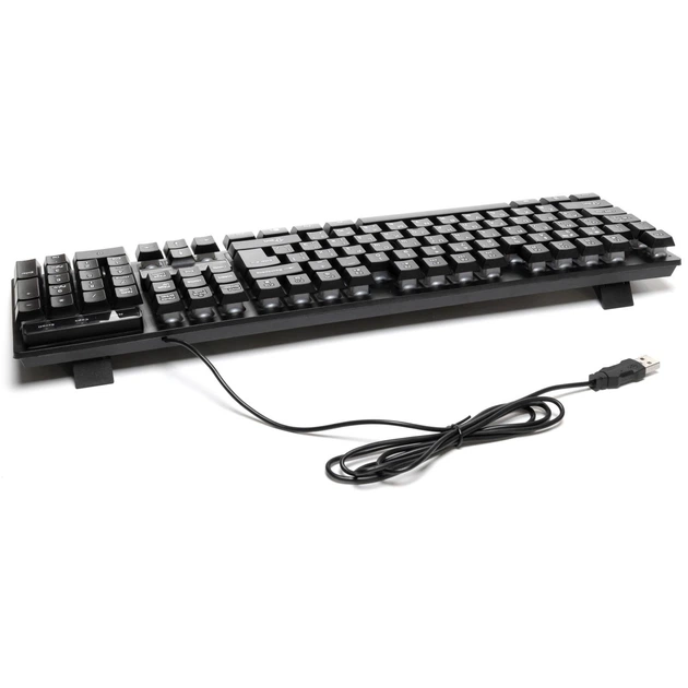 Клавіатура Hölmer K-01GS RGB Backlight USB UA Black (K-01GS) - Фото 5 Клавіатура Hölmer K-01GS RGB Backlight USB UA Black (K-01GS) - изображение 5