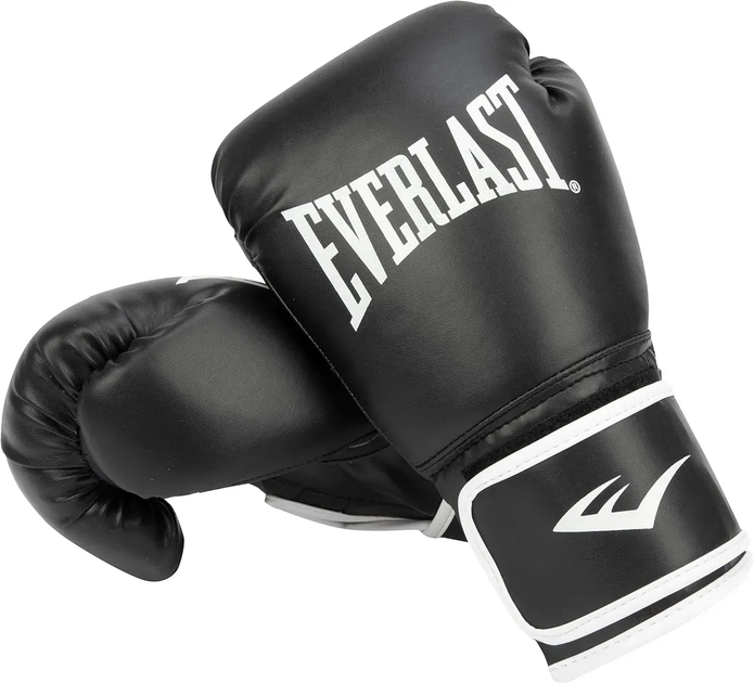 Боксерські рукавиці Everlast CORE 2 TRAINING GLOVE унцій S/M, чорно-білі - Фото 3 Боксерські рукавиці Everlast CORE 2 TRAINING GLOVE унцій S/M, чорно-білі - изображение 3