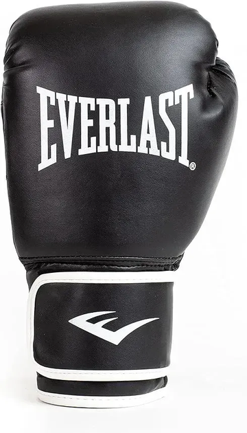 Боксерські рукавиці Everlast CORE 2 TRAINING GLOVE унцій S/M, чорно-білі - Фото 6 Боксерські рукавиці Everlast CORE 2 TRAINING GLOVE унцій S/M, чорно-білі - изображение 6